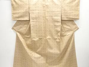 花七宝模様織り出し西陣お召着物